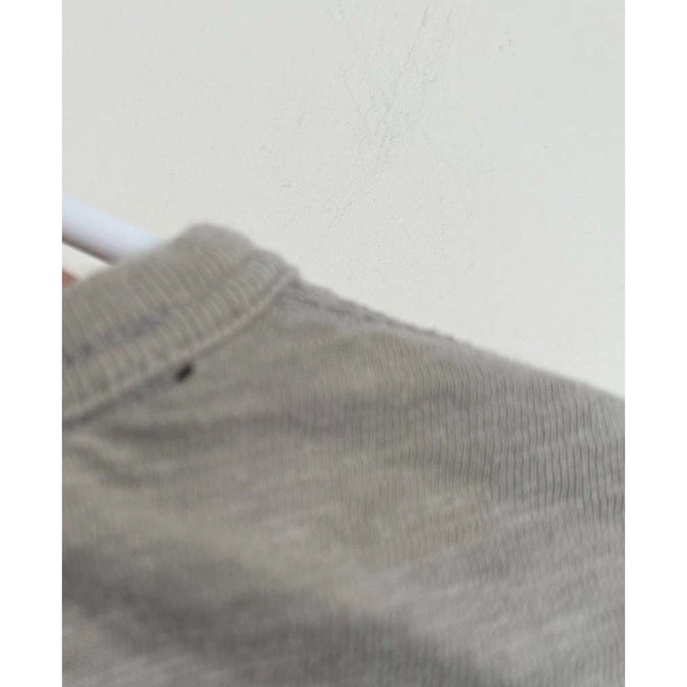 Y2K Aeropostale Shirt Men's Large Grunge Logo Henley Cotton Layering Long Sleeve - Picture 5 of 8